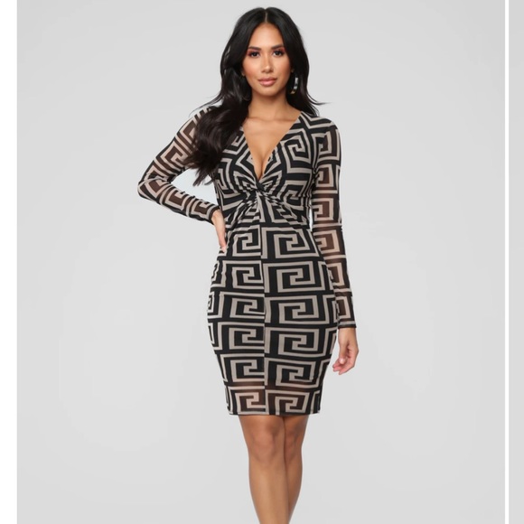 NWT Fashion Nova Midi Dress Large - Picture 3 of 9